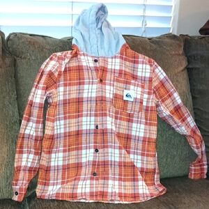 Quiksilver Boy's Flannel Hoodie